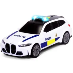 BMW M3 - Svensk Polisbil med ljud och ljus - Dickie Toys - 15 cm