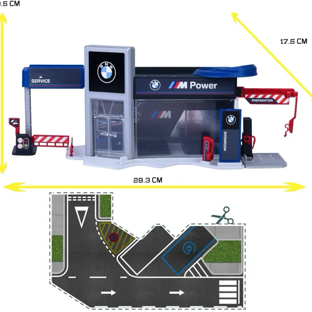BMW Showroom + BMW M3 (G20) - Majorette