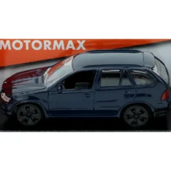 BMW X5 - Mörkblå - Motormax - 11 cm