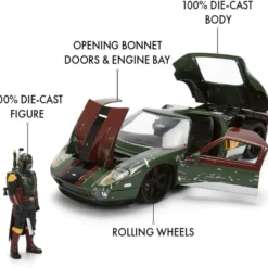 Boba Fett & 2005 Ford GT - Star Wars - Jada Toys - 1:24