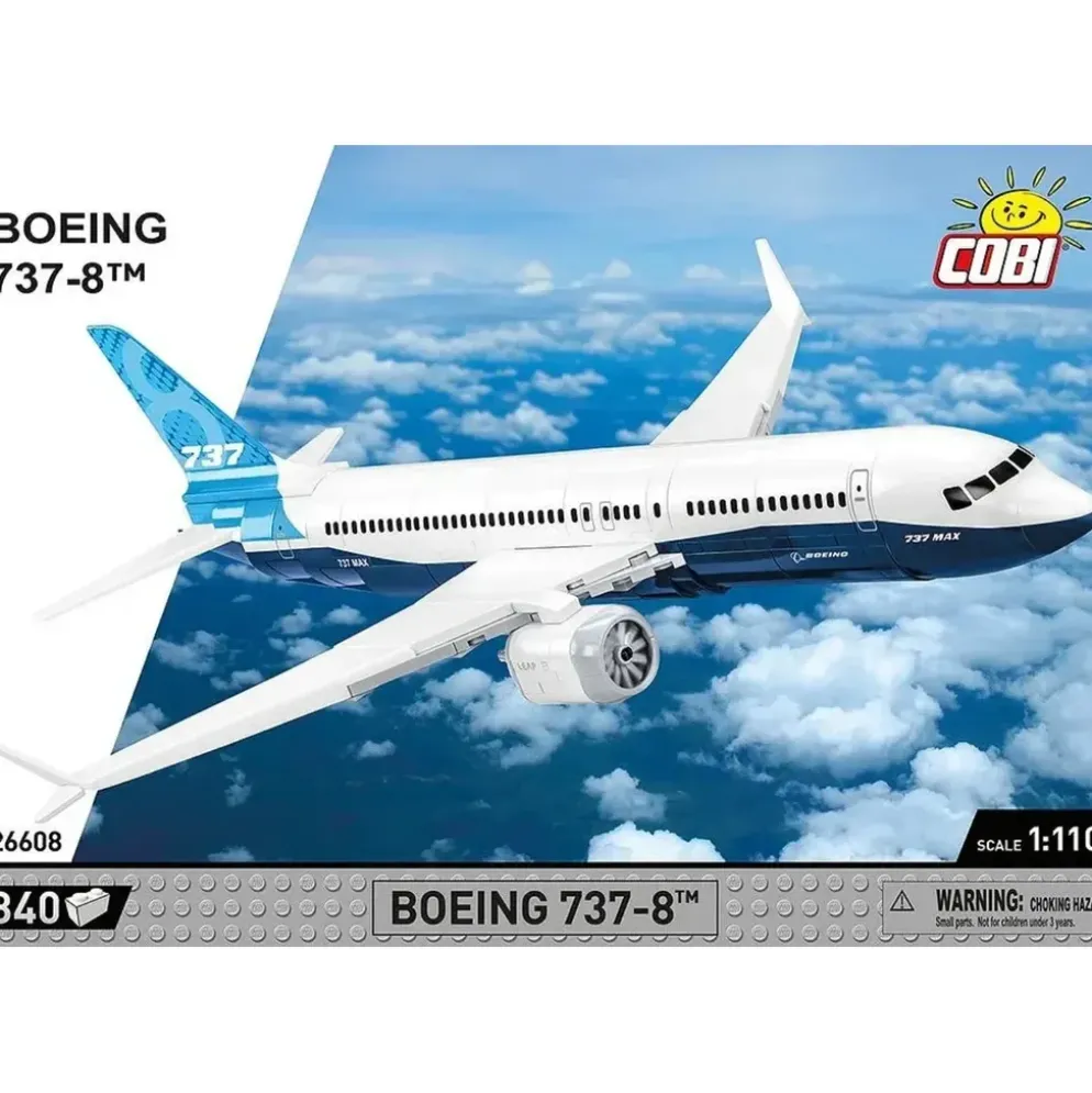 Boeing 737-8 - Klossbyggmodell - 26608 - COBI - 1:110
