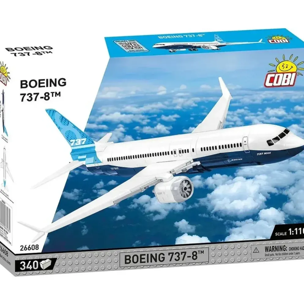 Boeing 737-8 - Klossbyggmodell - 26608 - COBI - 1:110