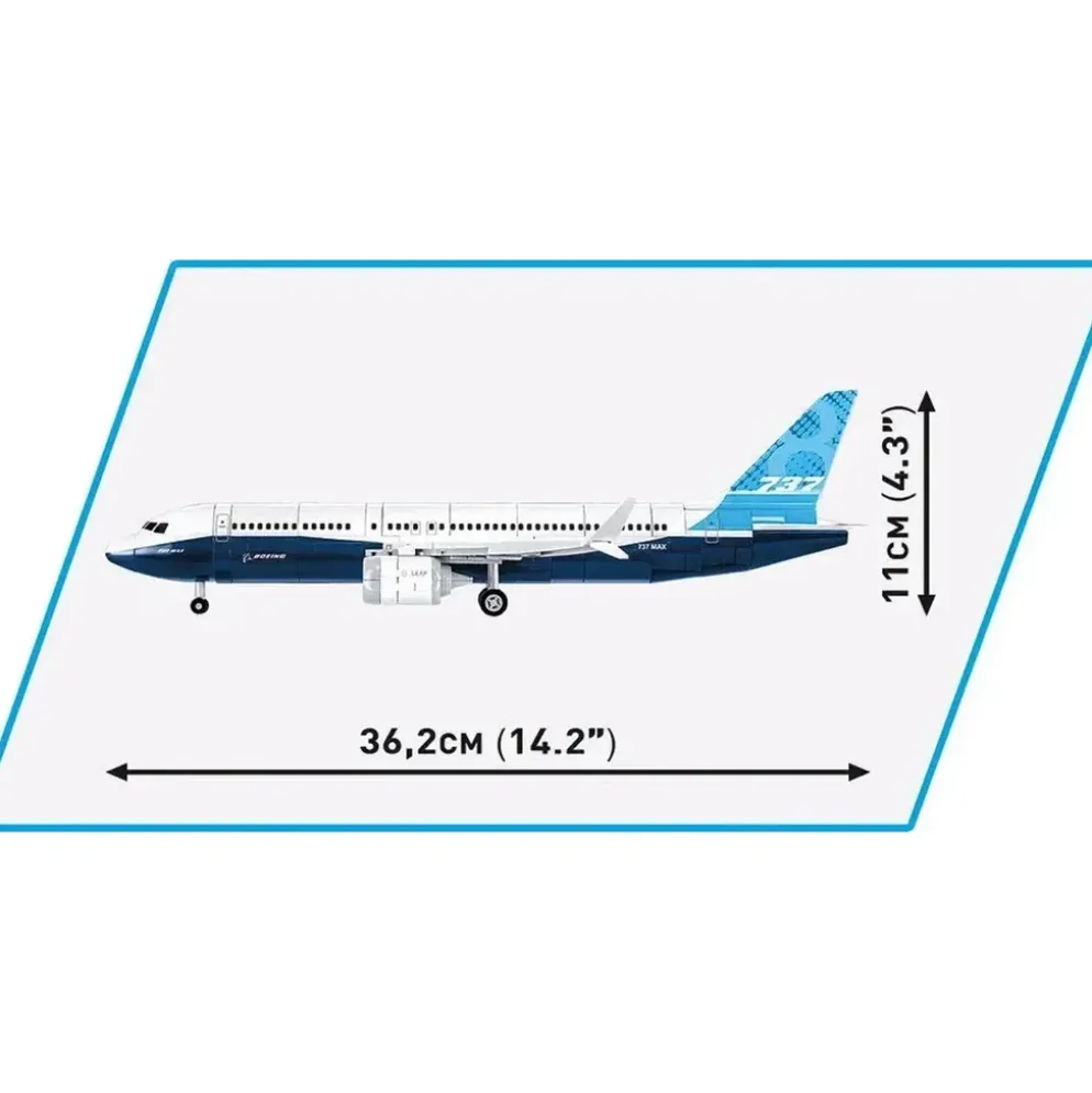 Boeing 737-8 - Klossbyggmodell - 26608 - COBI - 1:110