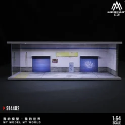 B-parking lot - Parkering Diorama - LED-belysning - 1:64