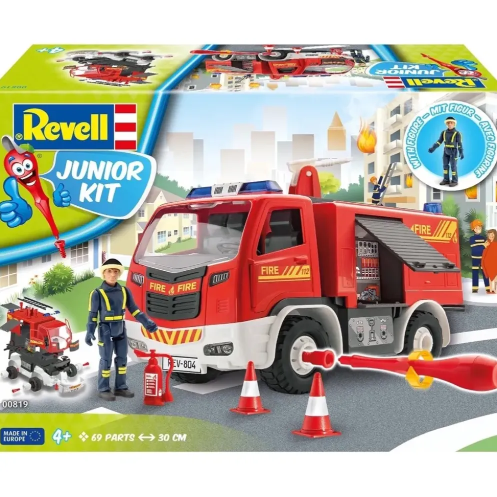 Brandbil - Byggsats - 00819 - Revell Junior - 30 cm