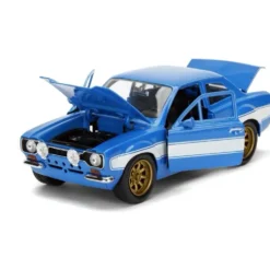 Brian's Ford Escort - Blå - Fast & Furious - Jada - 1:24