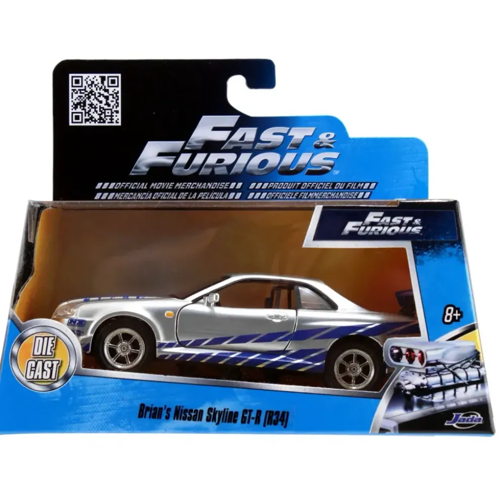 Brian's Nissan Skyline GT-R (BNR34) - Jada Toys - 1:32