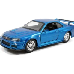 Brian's Nissan Skyline GT-R (R34) - Blå - Jada Toys - 1:32