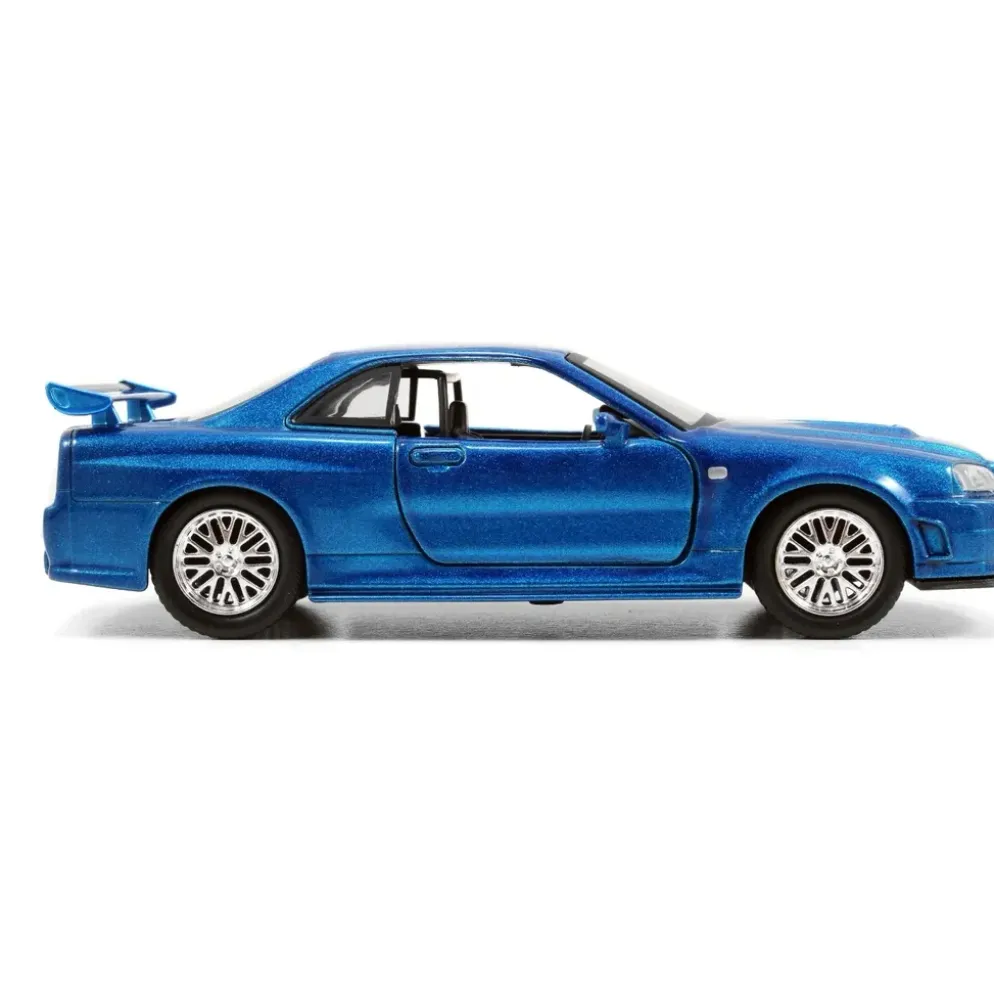 Brian's Nissan Skyline GT-R (R34) - Blå - Jada Toys - 1:32