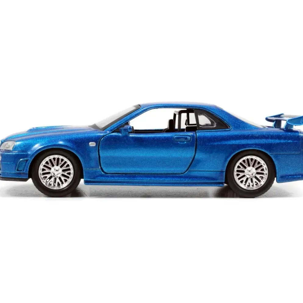 Brian's Nissan Skyline GT-R (R34) - Blå - Jada Toys - 1:32