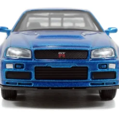 Brian's Nissan Skyline GT-R (R34) - Blå - Jada Toys - 1:32