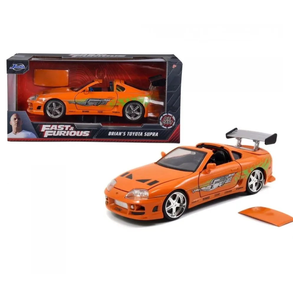 Brian's Toyota Supra - Fast & Furious - Orange - Jada Toys