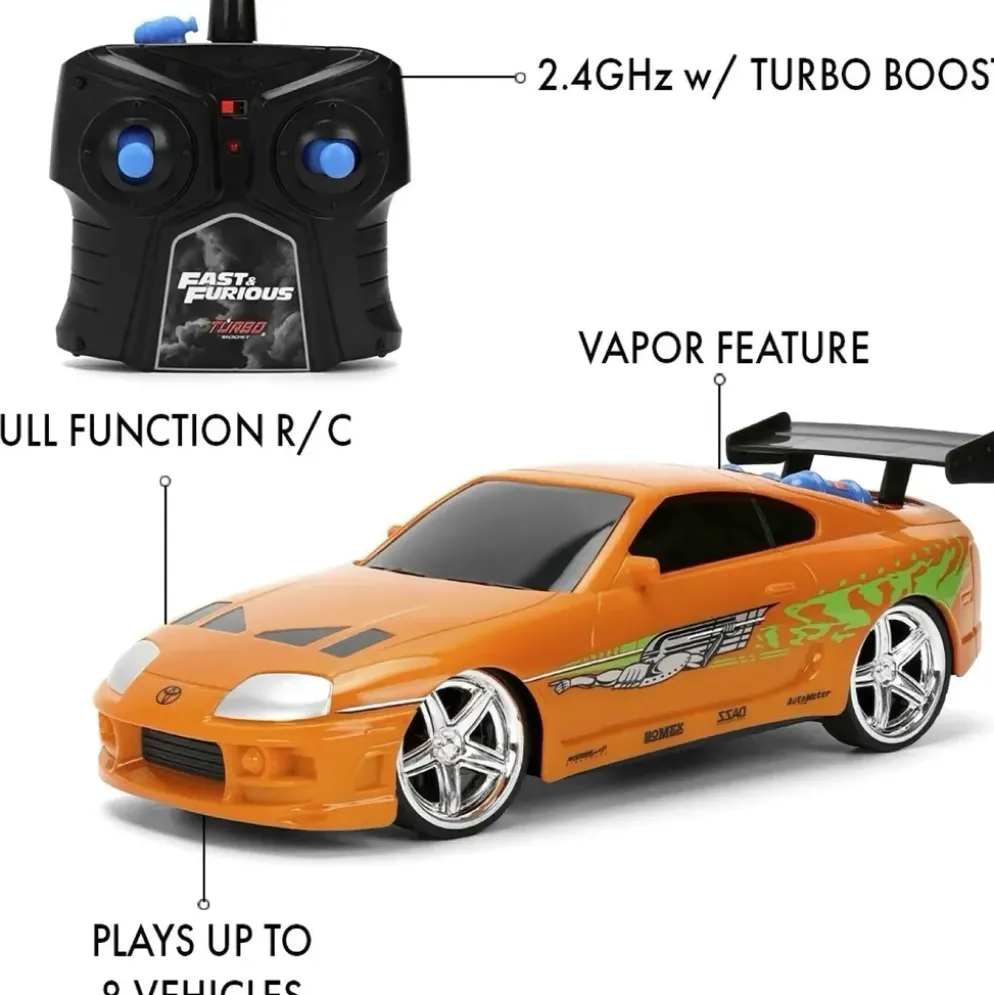 Brians Toyota Supra Nitro Powered - RC - Jada - 18 cm