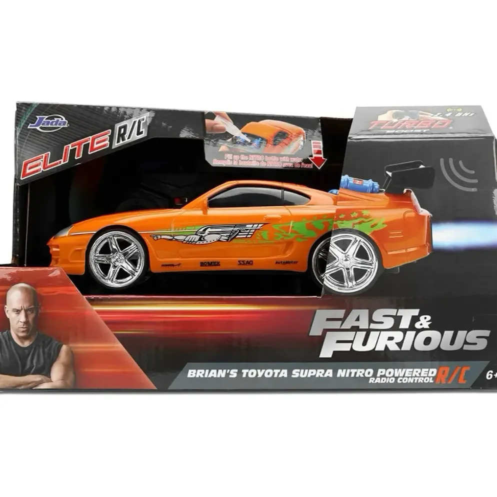 Brians Toyota Supra Nitro Powered - RC - Jada - 18 cm