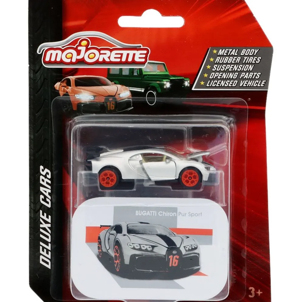 Bugatti Chiron Pur Sport - Silver - Deluxe Cars - Majorette