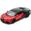Bugatti Chiron Supersport - Röd och Svart - Kinsmart - 1:38