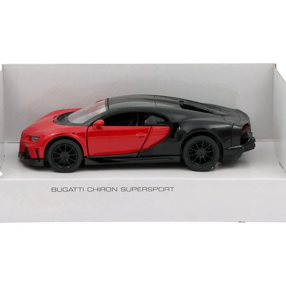 Bugatti Chiron Supersport - Röd och Svart - Kinsmart - 1:38