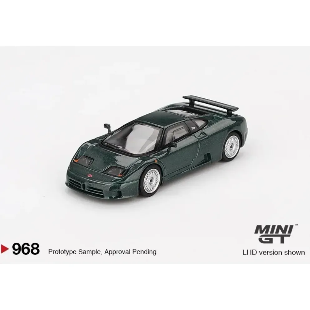 Bugatti EB110 GT - Grön (Verde Scuro) - 968 - Mini GT - 1:64