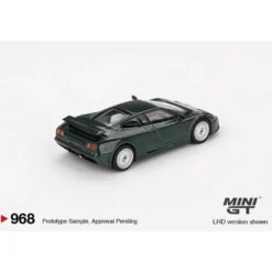 Bugatti EB110 GT - Grön (Verde Scuro) - 968 - Mini GT - 1:64