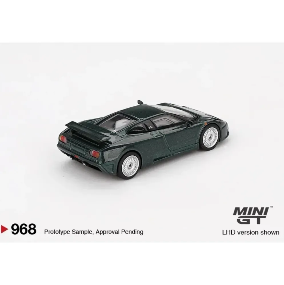 Bugatti EB110 GT - Grön (Verde Scuro) - 968 - Mini GT - 1:64