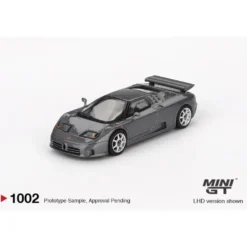 Bugatti EB110 - Super Sport Grigio Scuro - 1002 - Mini GT