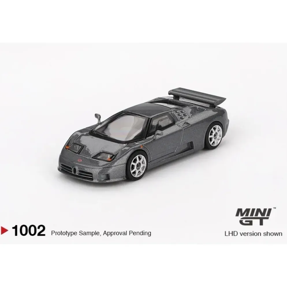 Bugatti EB110 - Super Sport Grigio Scuro - 1002 - Mini GT