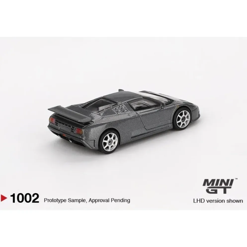 Bugatti EB110 - Super Sport Grigio Scuro - 1002 - Mini GT
