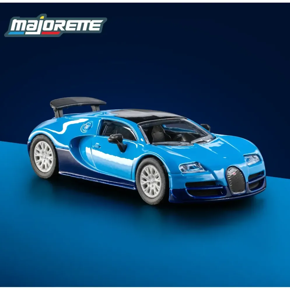 2005 Bugatti Veyron 16.4 Super Sport - Blå - Collection Series - Majorette - 1:64