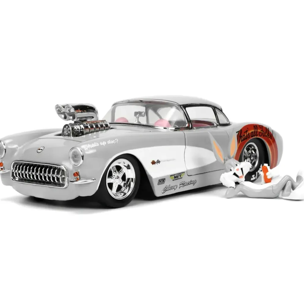 Bugs Bunny & 1957 Chevrolet Corvette - Looney Tunes - Jada - 1:24