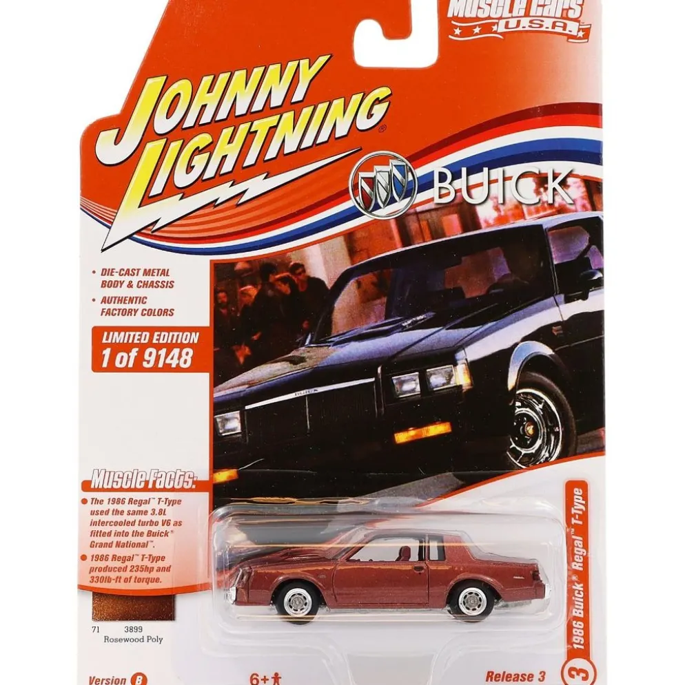 1986 Buick Regal T-Type - Johnny Lightning - 1:64