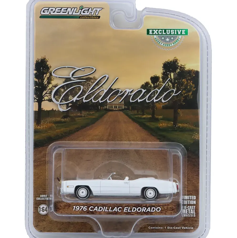 1976 Cadillac Eldorado - Vit - GreenLight - 1:64