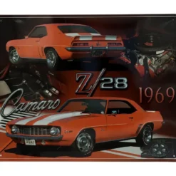 Camaro Z/28 1969 - Chevrolet - Plåtskylt - 38x31 cm