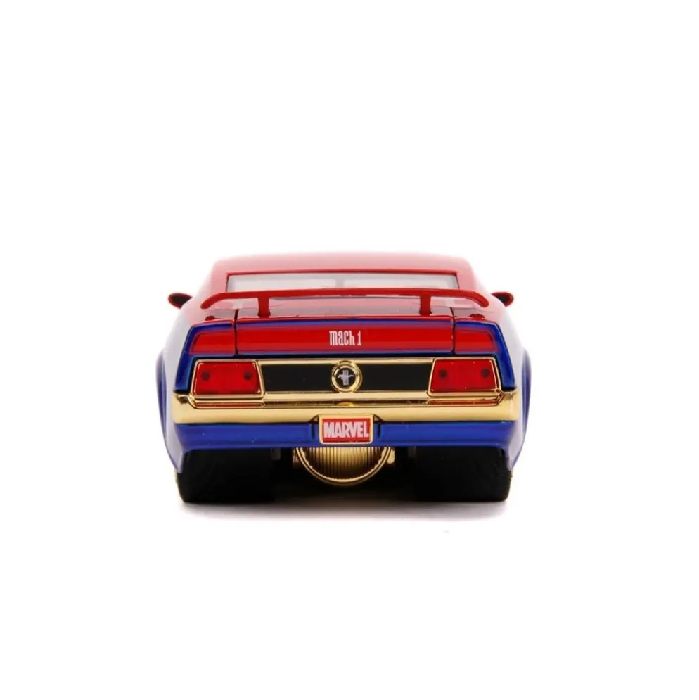 Captain Marvel & 1973 Ford Mustang Mach 1 - Jada Toys - 1:24