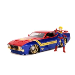 Captain Marvel & 1973 Ford Mustang Mach 1 - Jada Toys - 1:24