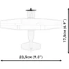 Cessna 172 Skyhawk - Vit - Byggklossar - 26620 - COBI - 1:48