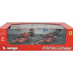 Charles Leclerc - 4 x F1-bilar - 2023-2024 - Bburago - 1:43