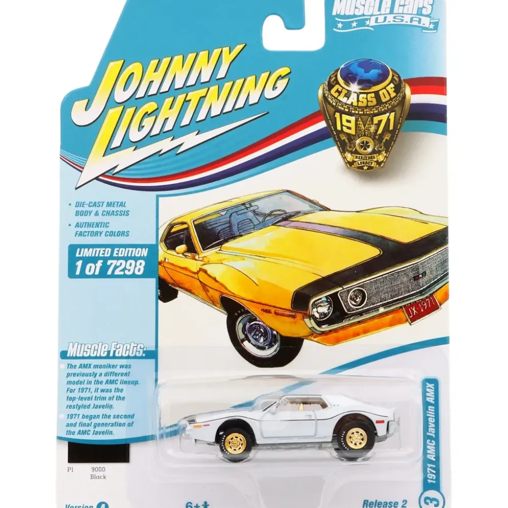 CHASE CAR - 1971 AMC Javelin AMX - Johnny Lightning - 1:64