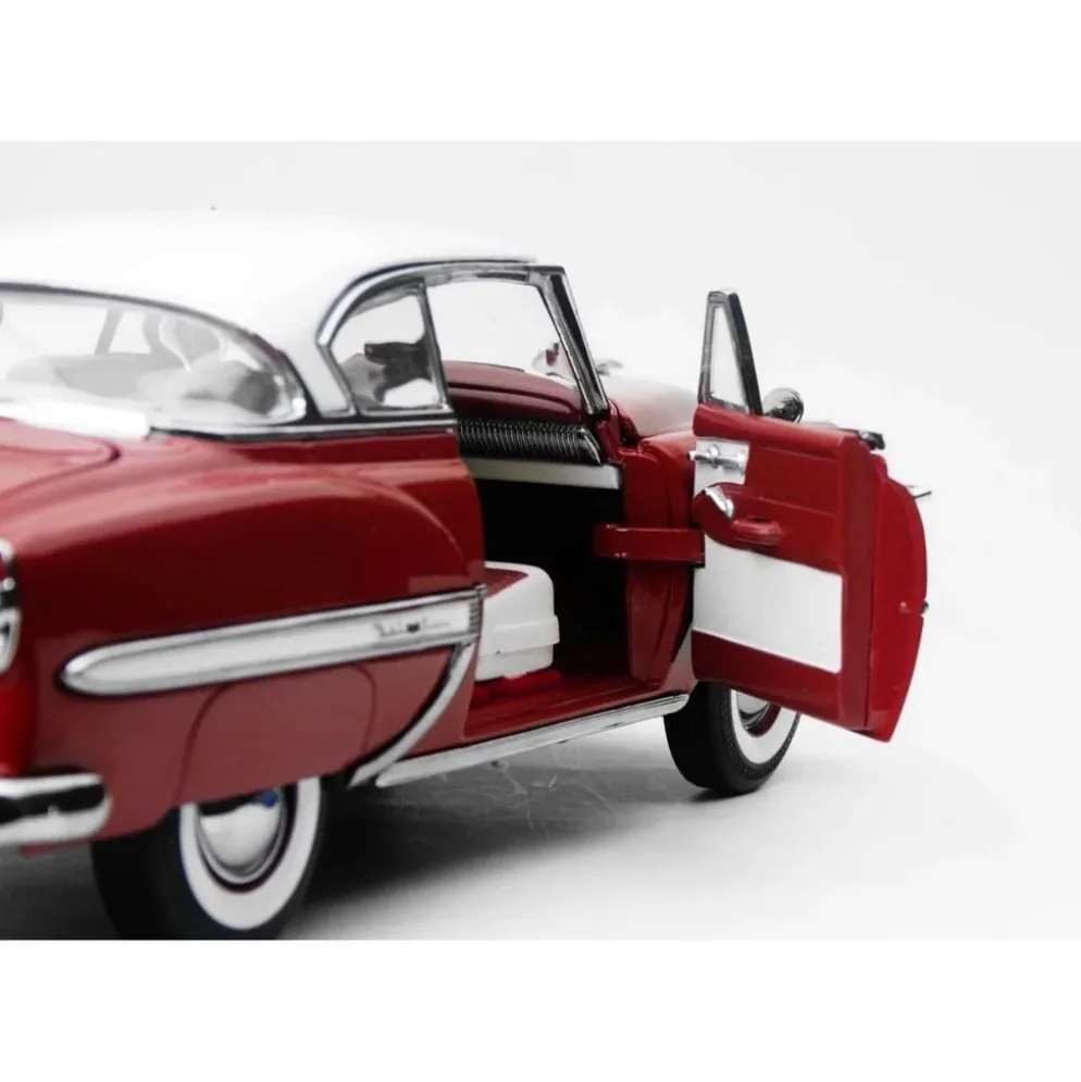 1953 Chevrolet Bel Air Coupe - Röd - Sun Star - 1:18