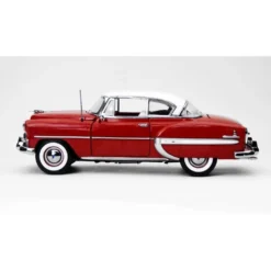 1953 Chevrolet Bel Air Coupe - Röd - Sun Star - 1:18