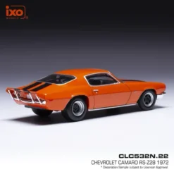 Chevrolet Camaro RS-Z28 - 1972 - Orange - Ixo Models - 1:43