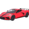 2020 Chevrolet Corvette Stingray Coupe - Röd - Maisto - 1:24