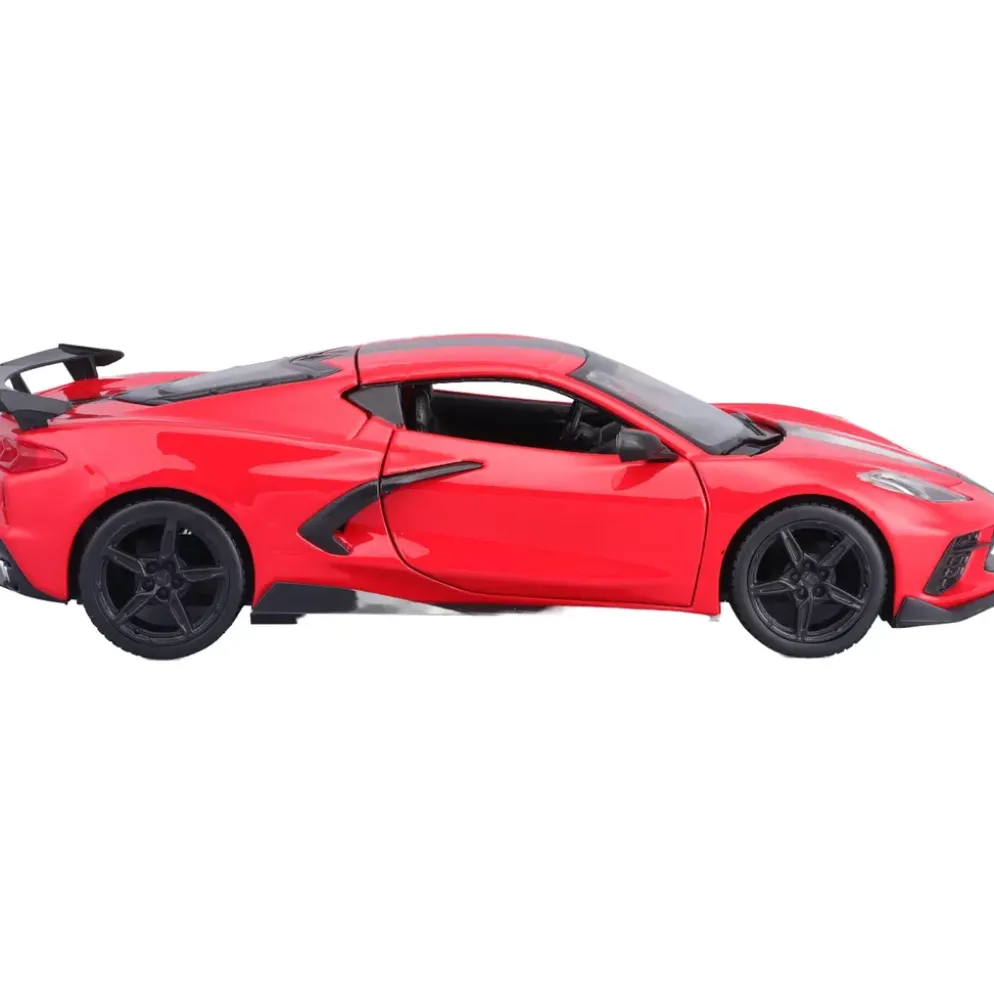 2020 Chevrolet Corvette Stingray Coupe - Röd - Maisto - 1:24