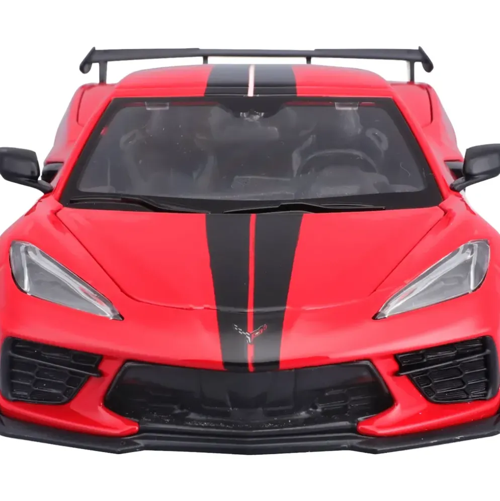 2020 Chevrolet Corvette Stingray Coupe - Röd - Maisto - 1:24
