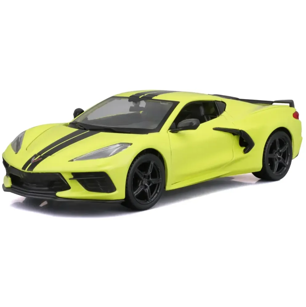 2020 Chevrolet Corvette Stingray Coupe Z51 - Gul - Maisto - 1:24