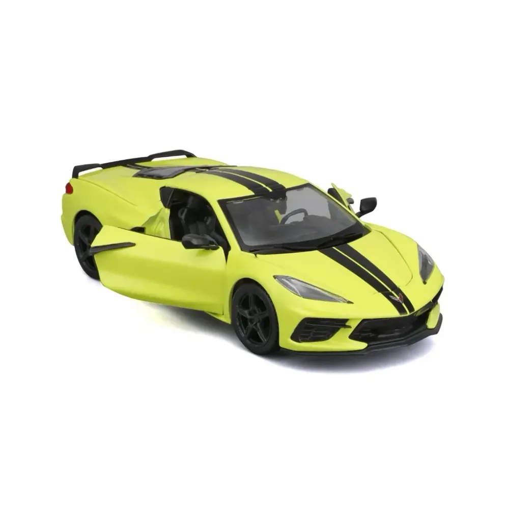 2020 Chevrolet Corvette Stingray Coupe Z51 - Gul - Maisto - 1:24