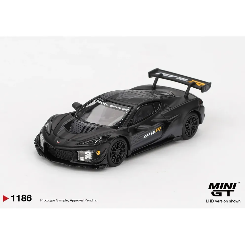 Chevrolet Corvette Z06 GT3.R Road America Test car - Svart - 1186 - Mini GT - 1:64
