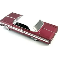 1964 Chevrolet Impala - Röd / Vit - Motormax - 1:24