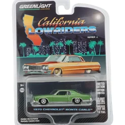 1970 Chevrolet Monte Carlo - Grön - GreenLight - 1:64