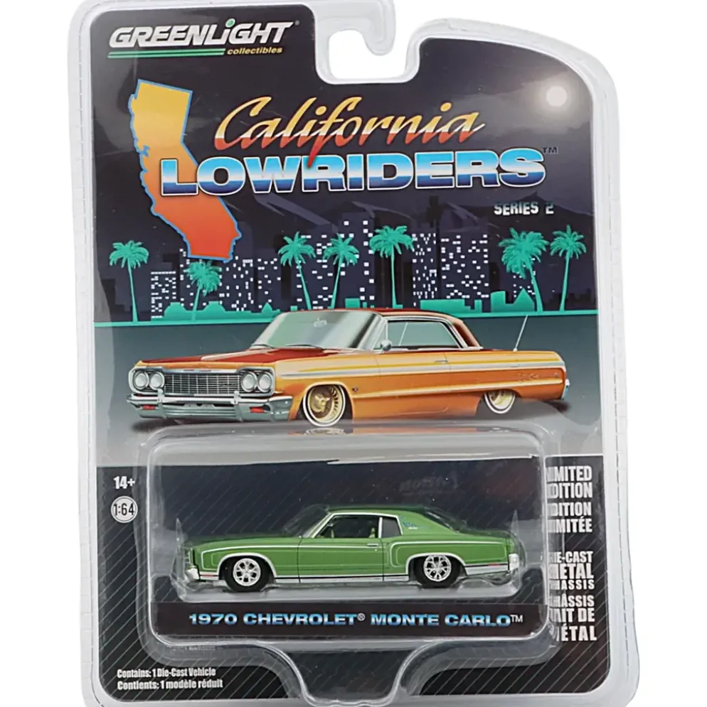 1970 Chevrolet Monte Carlo - Grön - GreenLight - 1:64