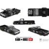 Chevrolet Silverado Dually Hot Rod V1 - Svart - 236 - Mini GT - 1:64